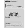PIONEER CNDV-50MTP Owners Manual PIONEER CNDV-50MTP Owners Manual