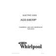 WHIRLPOOL AGS 646/WP Owners Manual WHIRLPOOL AGS 646/WP Owners Manual