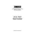ZANUSSI ZCG7691XL Owners Manual ZANUSSI ZCG7691XL Owners Manual