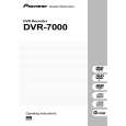 PIONEER DVR-7000/WL Owners Manual PIONEER DVR-7000/WL Owners Manual