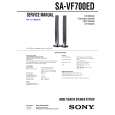 SONY SA-VF700ED Service Manual SONY SA-VF700ED Service Manual