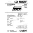 SONY CDXM850MP Service Manual SONY CDXM850MP Service Manual