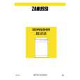 ZANUSSI DE6755 Owners Manual ZANUSSI DE6755 Owners Manual