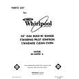WHIRLPOOL SB100PSR0 Parts Catalog WHIRLPOOL SB100PSR0 Parts Catalog