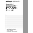 PIONEER PDP-S36/XIN/UC Owners Manual PIONEER PDP-S36/XIN/UC Owners Manual