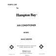 WHIRLPOOL BHAC1830XS0 Parts Catalog WHIRLPOOL BHAC1830XS0 Parts Catalog
