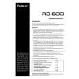 ROLAND RD-600 Owners Manual ROLAND RD-600 Owners Manual
