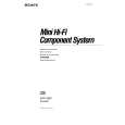 SONY MHC-2800 Owners Manual SONY MHC-2800 Owners Manual