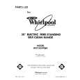 WHIRLPOOL RF3750XPW0 Parts Catalog WHIRLPOOL RF3750XPW0 Parts Catalog