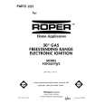 WHIRLPOOL FGP345VL2 Parts Catalog WHIRLPOOL FGP345VL2 Parts Catalog