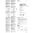 SONY CDX-656 Owners Manual SONY CDX-656 Owners Manual