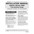 WHIRLPOOL PER5812RAW Installation Manual WHIRLPOOL PER5812RAW Installation Manual