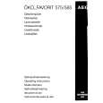AEG FAV585 Owners Manual AEG FAV585 Owners Manual