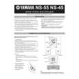 YAMAHA NS-45 Owners Manual YAMAHA NS-45 Owners Manual