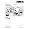 MIELE H4780B Owners Manual MIELE H4780B Owners Manual