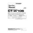 PIONEER CT-W106 Service Manual PIONEER CT-W106 Service Manual