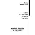 ARTHUR MARTIN ELECTROLUX TG4004T Owners Manual ARTHUR MARTIN ELECTROLUX TG4004T Owners Manual