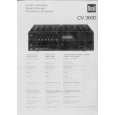 DUAL CV3600 Service Manual DUAL CV3600 Service Manual
