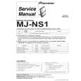 PIONEER MJ-NS1/ZPW/DF Service Manual PIONEER MJ-NS1/ZPW/DF Service Manual