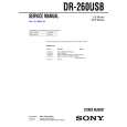 SONY DR260USB Service Manual SONY DR260USB Service Manual
