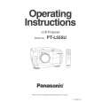 PANASONIC PTL555U Owners Manual PANASONIC PTL555U Owners Manual