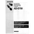 AIWA AD-S750 Owners Manual AIWA AD-S750 Owners Manual
