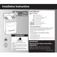 WHIRLPOOL SF3020EJN0 Installation Manual WHIRLPOOL SF3020EJN0 Installation Manual