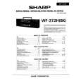 SHARP WF372H Service Manual SHARP WF372H Service Manual