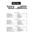 ROTEL RX504 Service Manual ROTEL RX504 Service Manual