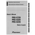 PIONEER PRS-X720 Owners Manual PIONEER PRS-X720 Owners Manual