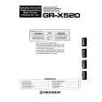 PIONEER GR-X520 Owners Manual PIONEER GR-X520 Owners Manual
