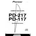 PIONEER PD117 Owners Manual PIONEER PD117 Owners Manual