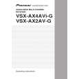 PIONEER VSXAX4AVI Owners Manual PIONEER VSXAX4AVI Owners Manual