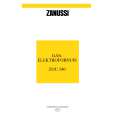 ZANUSSI ZOU340IN Owners Manual ZANUSSI ZOU340IN Owners Manual
