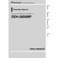 PIONEER DEH2850MP Owners Manual PIONEER DEH2850MP Owners Manual