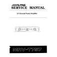 ALPINE MRV-T757 Service Manual ALPINE MRV-T757 Service Manual