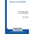 ARTHUR MARTIN ELECTROLUX MG2406W Owners Manual ARTHUR MARTIN ELECTROLUX MG2406W Owners Manual