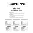 ALPINE MRVF409 Owners Manual ALPINE MRVF409 Owners Manual