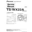 PIONEER TS-WX22A/XCN1/EW7 Service Manual PIONEER TS-WX22A/XCN1/EW7 Service Manual