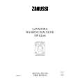 ZANUSSI ZWI2105 Owners Manual ZANUSSI ZWI2105 Owners Manual