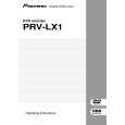 PIONEER PRV-LX1/KU/CA Owners Manual PIONEER PRV-LX1/KU/CA Owners Manual