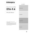 ONKYO DTA9.4 Owners Manual ONKYO DTA9.4 Owners Manual