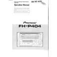 PIONEER FHP404 Owners Manual PIONEER FHP404 Owners Manual