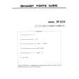 SHARP SF-S15 Parts Catalog SHARP SF-S15 Parts Catalog