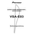 PIONEER VSA-E03/HYXJI/GR Owners Manual PIONEER VSA-E03/HYXJI/GR Owners Manual