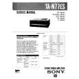 SONY TAN77ES Service Manual SONY TAN77ES Service Manual