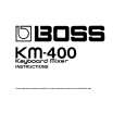BOSS KM-400 Owners Manual BOSS KM-400 Owners Manual