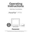 PANASONIC PF70 Owners Manual PANASONIC PF70 Owners Manual