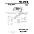 SONY MDXM690 Service Manual SONY MDXM690 Service Manual