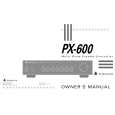AUDIOACCESS PX-600 Owners Manual AUDIOACCESS PX-600 Owners Manual